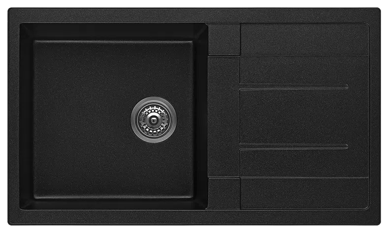 Bella Vista Fomos Sink 860 x 500mm Black