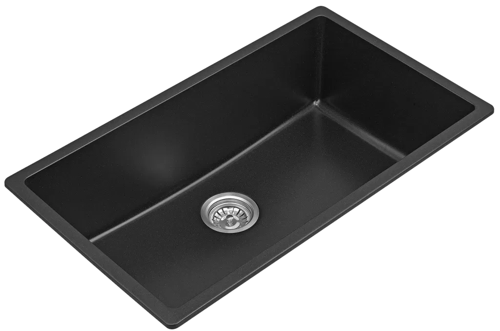 Bella Vista Fomos Sink 790 x 460mm - Single Bowl Black