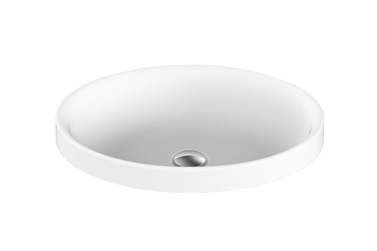 Adp Dignity Semi-Inset Basin, Gloss White