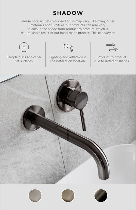 Meir Round Basin Mixer Curved, Shadow