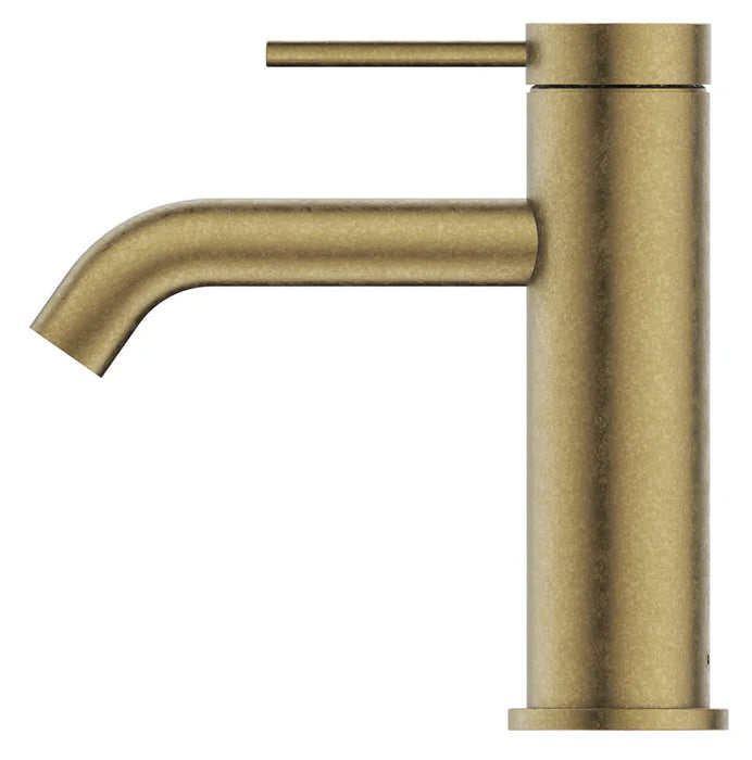 Bella Vista Mica LVB Basin Mixer (Curved Spout) Living Brass