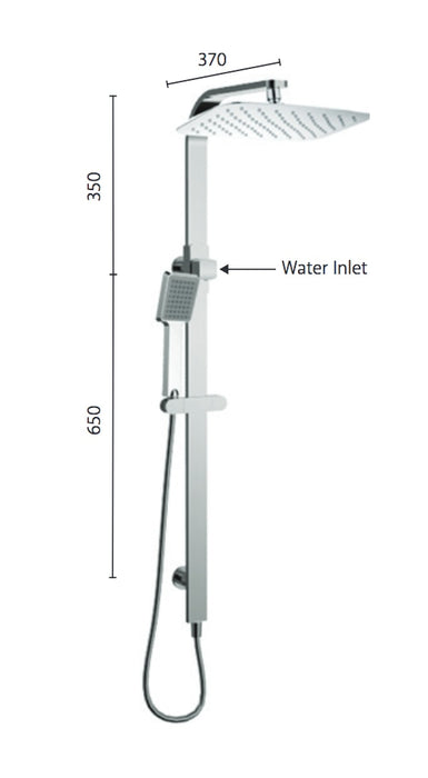 KOKO Twin Rail Shower
