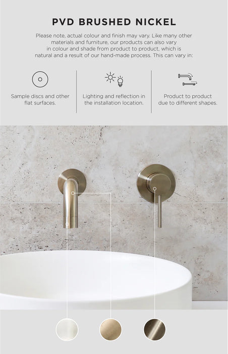 Meir Round Gooseneck Basin Mixer, Brushed Nickel