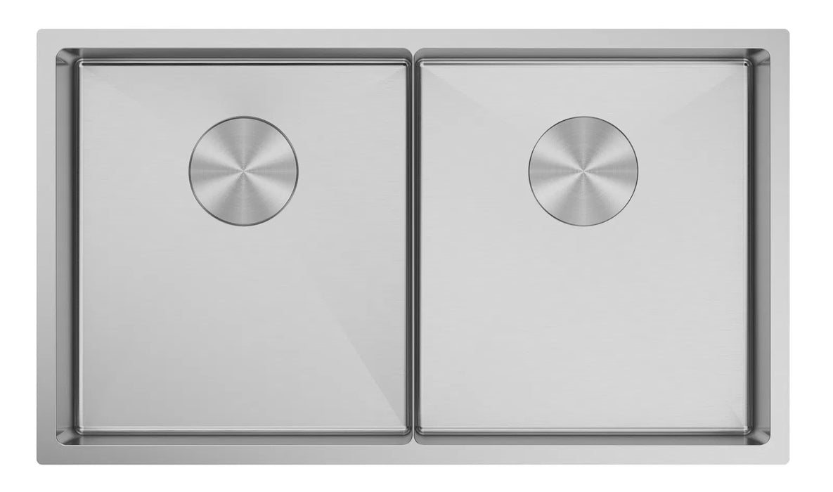 Bella Vista Luminare Sink 760 x 440mm - Double Bowl Stainless Steel