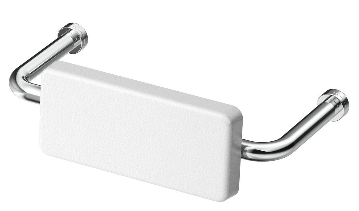 Mica Care DDA Backrest - White Cushion - Chrome (BOM)