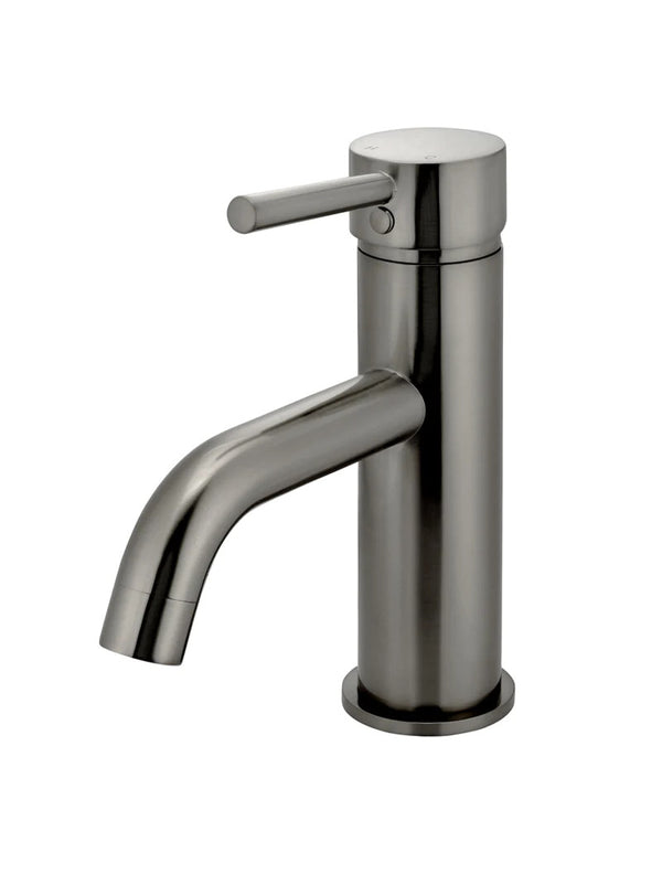 Meir Round Basin Mixer Curved, Shadow