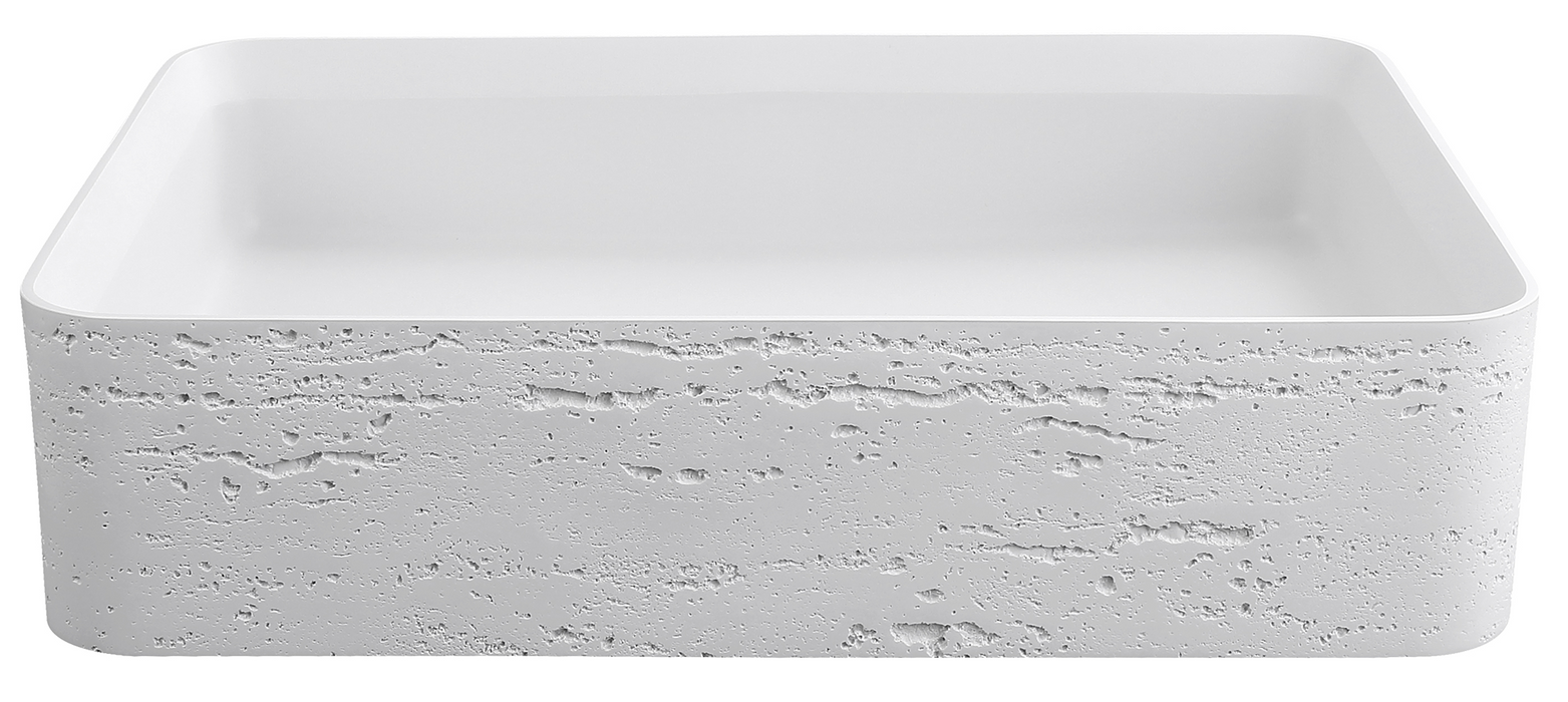 Bella Vista Astera Basin 500 x 360 x 120mm Neige