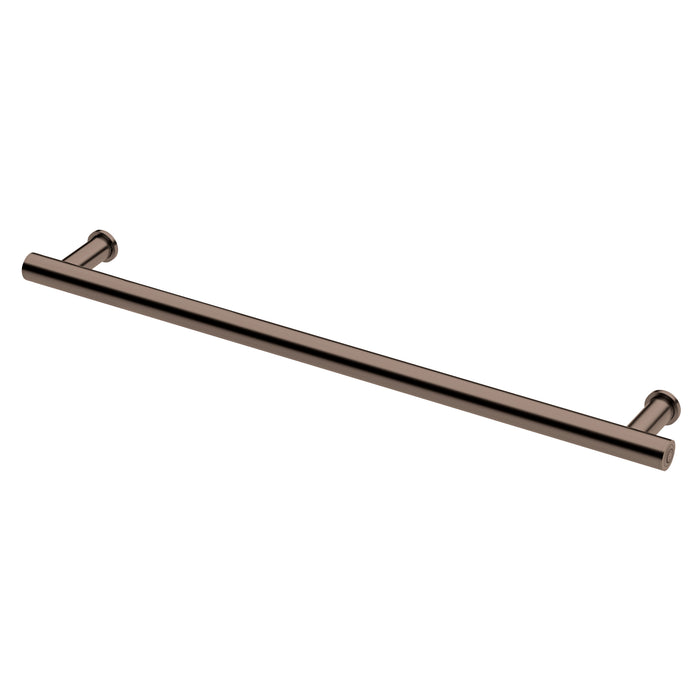 Phoenix Heated Towel Rail Round 800mm - Brushed Bronze
