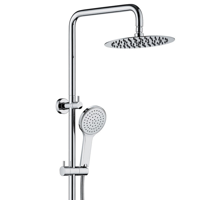KAYA Twin Rail Shower Chrome