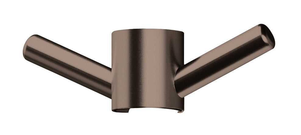 Phoenix Vertical Rail Hook Round - Brushed Bronze
