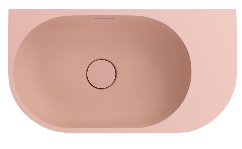 Bella Vista Elysia Basin 500 x 275 x 150mm (Right-Hand) Rose