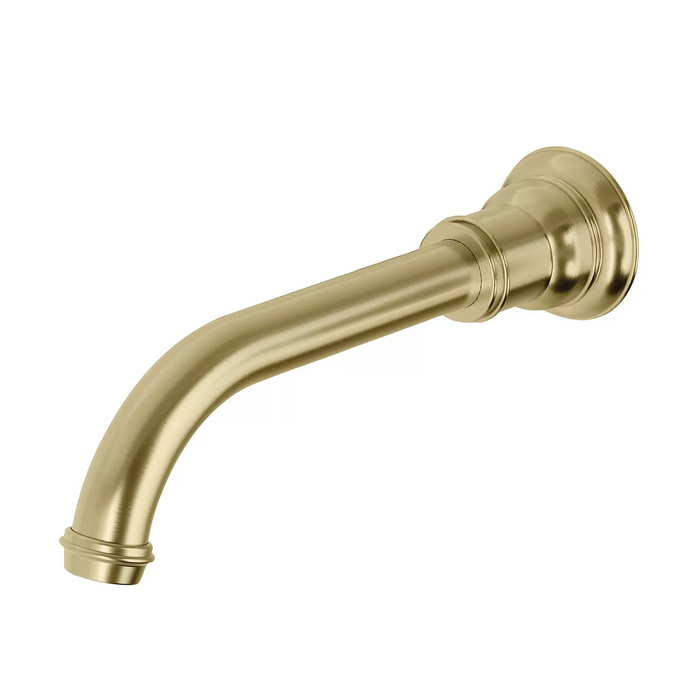 Phoenix Cromford Wall Basin / Bath Outlet, Brushed Gold
