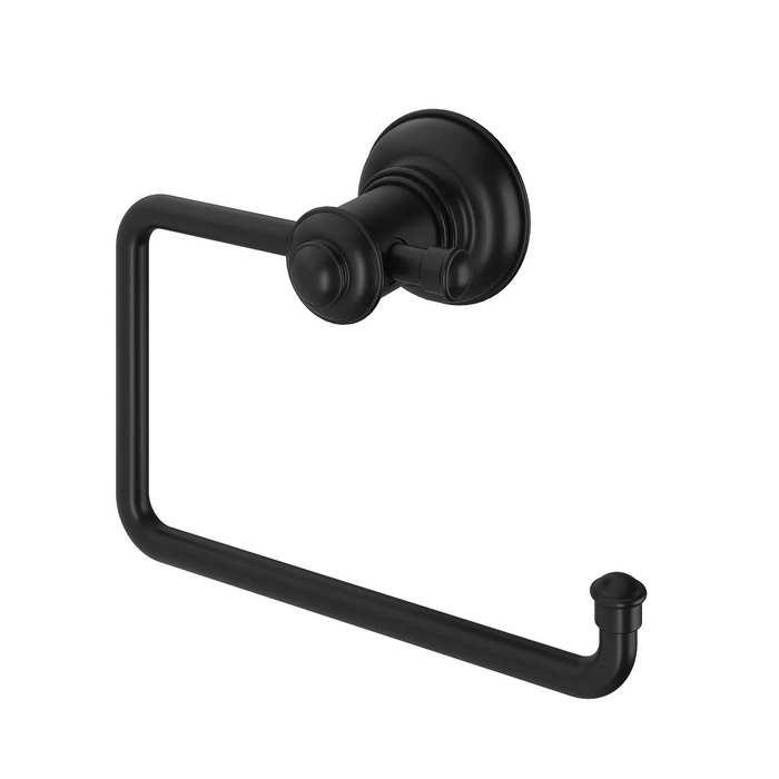 Phoenix Cromford Toilet Roll Holder, Matte Black