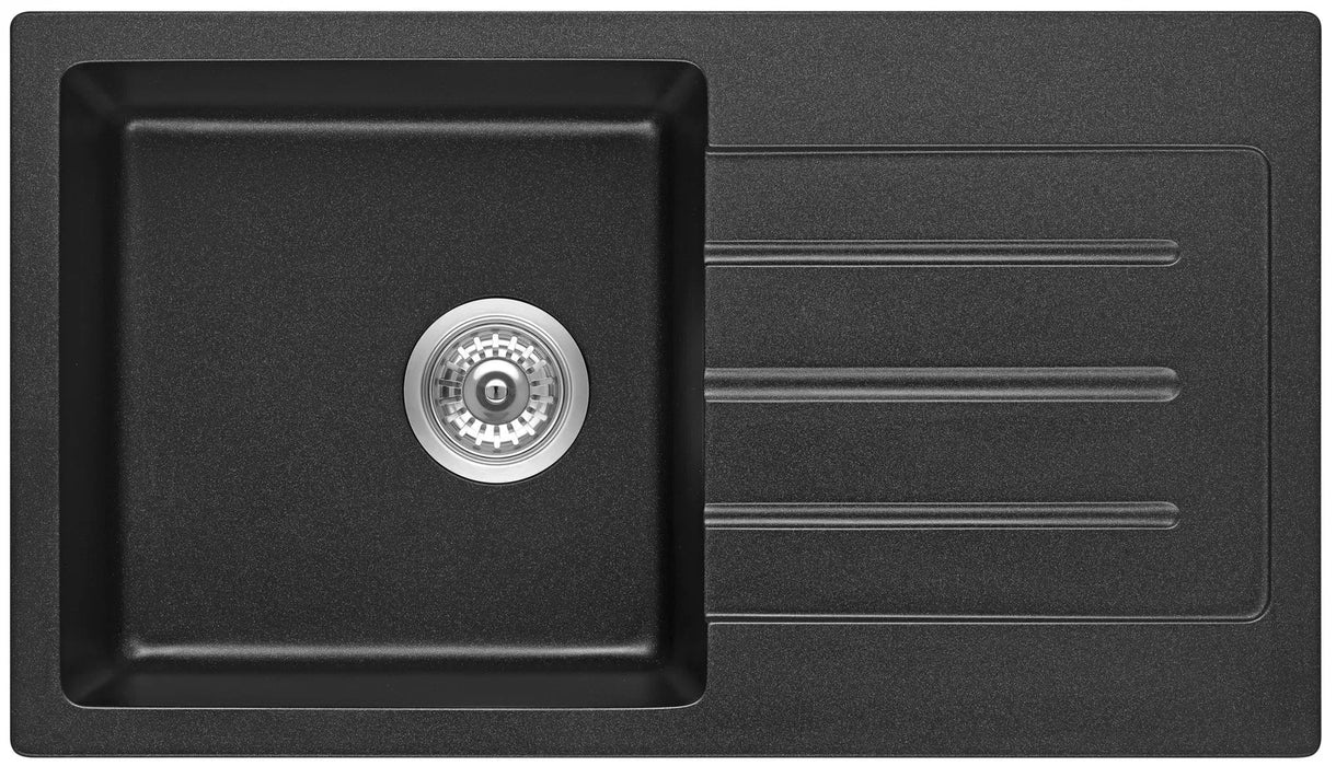 Bella Vista Fomos Sink 770 x 440mm Black
