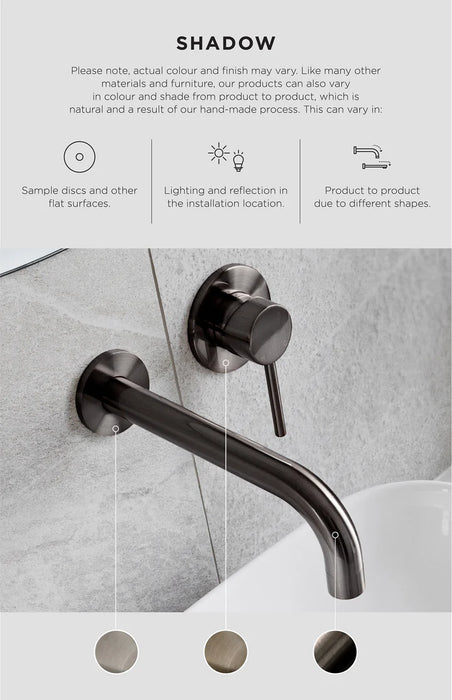 Meir Heated Vertical Towel Rail, Shadow