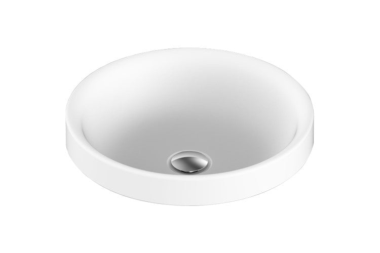 Adp Respect Semi-inset Basin, Matte White