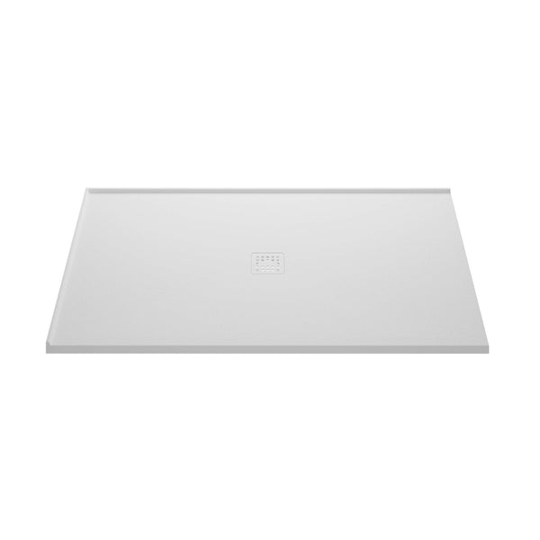 Domus Living 912x1216 Pietra Bianco Shower Floor - 2 Lips - Left Corner