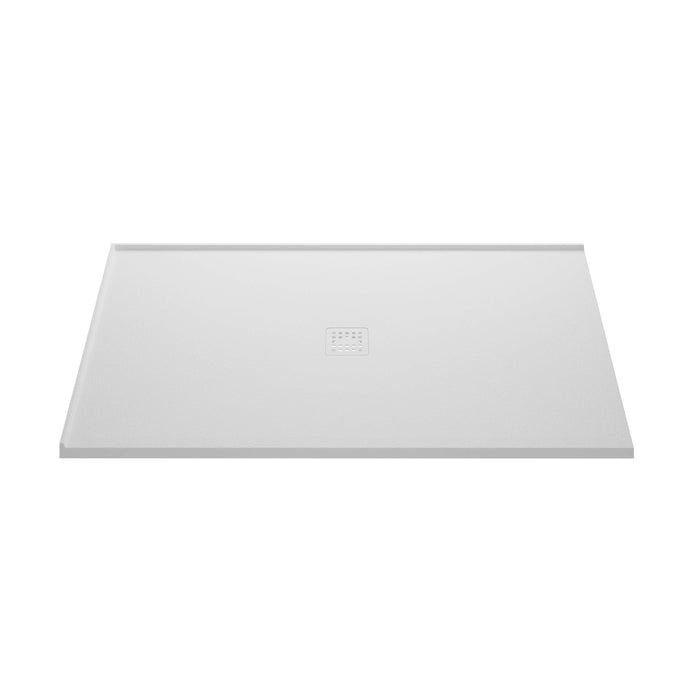 Domus Living 912x1216 Pietra Bianco Shower Floor - 2 Lips - Left Corner