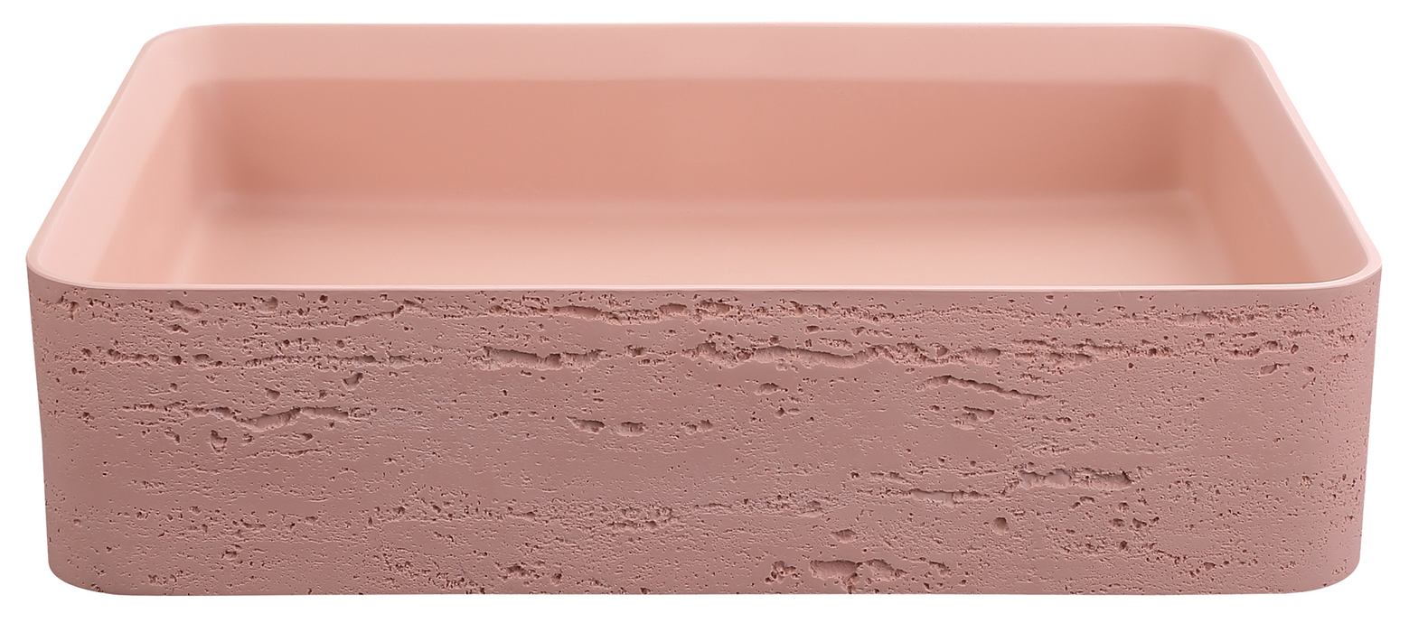 Bella Vista Astera Basin 500 x 360 x 120mm Rose