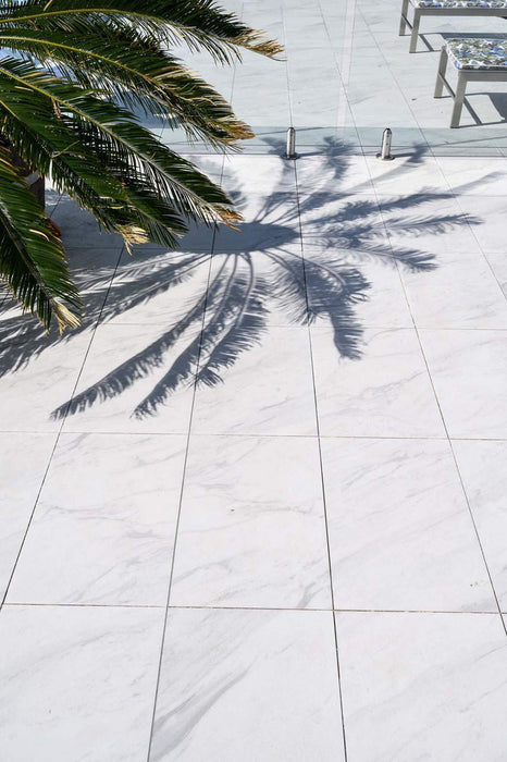 600x600x20mm Marbella Carrara Paver - Grip Finish [0.72m2]