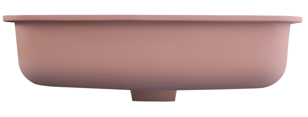 Bella Vista Thalios Undermount Basin 530 x 360 x 168mm Rose