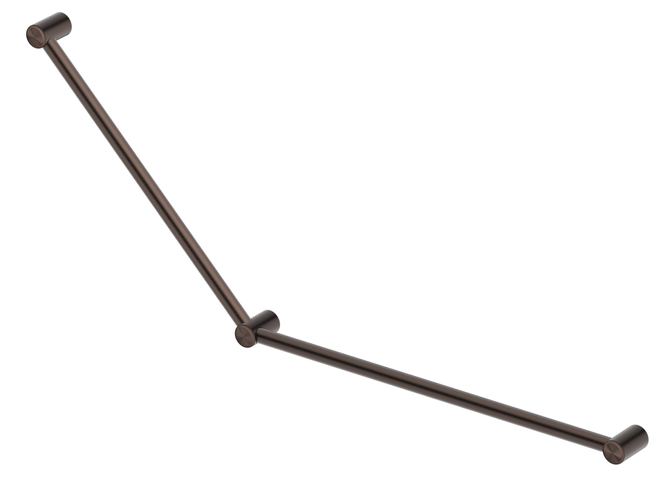 Mica Care DDA 750x900mm - 45 Degree Grab Rail - Dusk Bronze