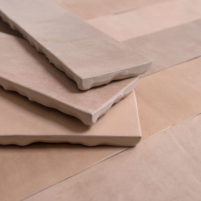 62x250x10.6mm Clay Terra Matt Tile [priced per piece/sold in full boxes of 20 pieces]