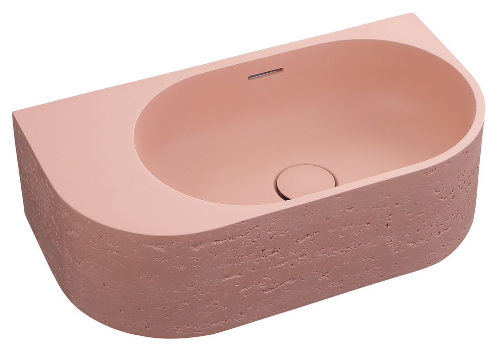 Bella Vista Elysia Basin 500 x 275 x 150mm (Left-Hand) Rose