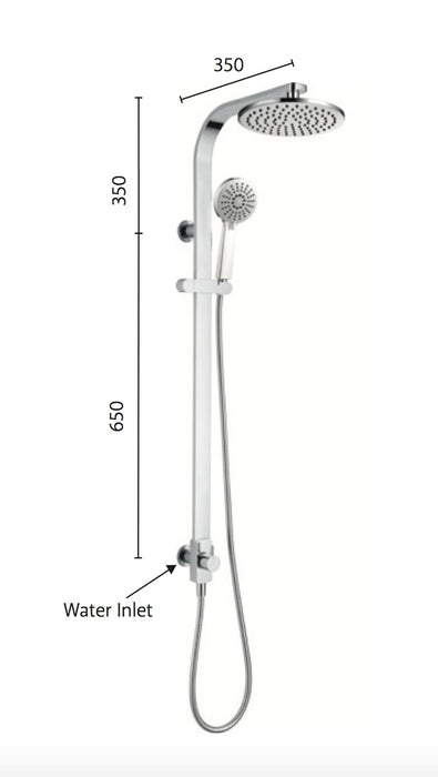 EMPIRE Multifunction Twin Rail Shower