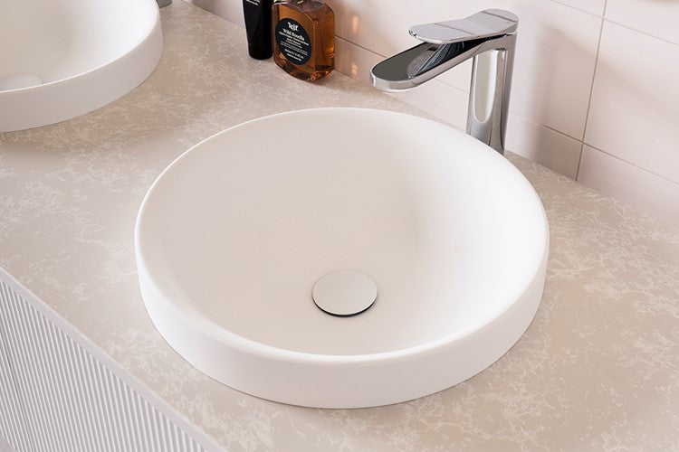 Adp Respect Semi-inset Basin, Matte White