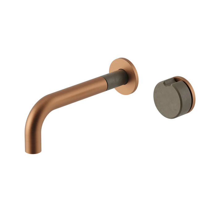 Meir X Nood Co. Alchemy Progressive Combination Wall Mixer Lustre Bronze / Olive