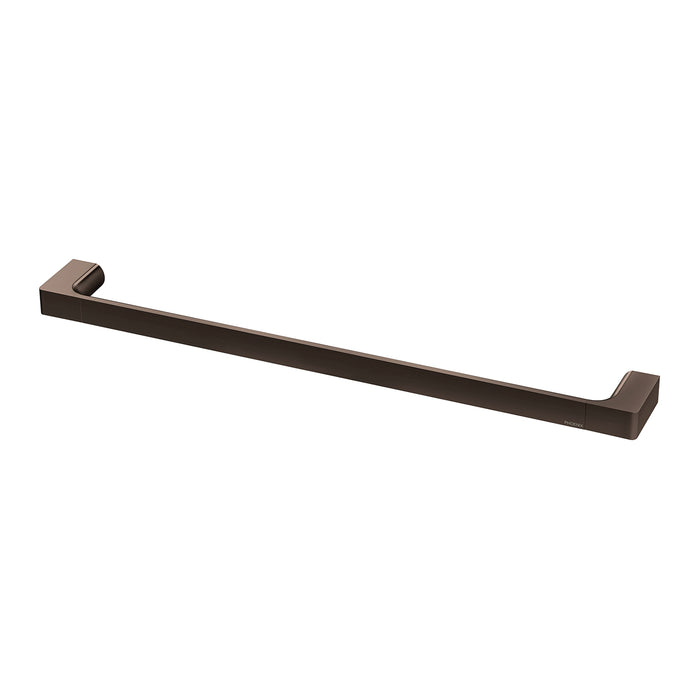 Phoenix Gloss Single Towel Rail 600mm - Brushed Bronze