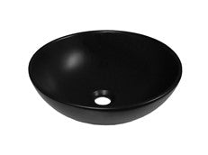 Adp Solar Above Counter Basin, Matte Black