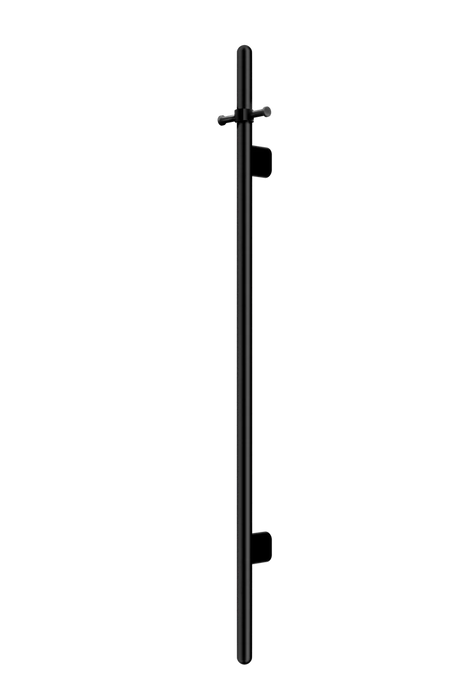 Meir Heated Vertical Towel Rail, Matte Black