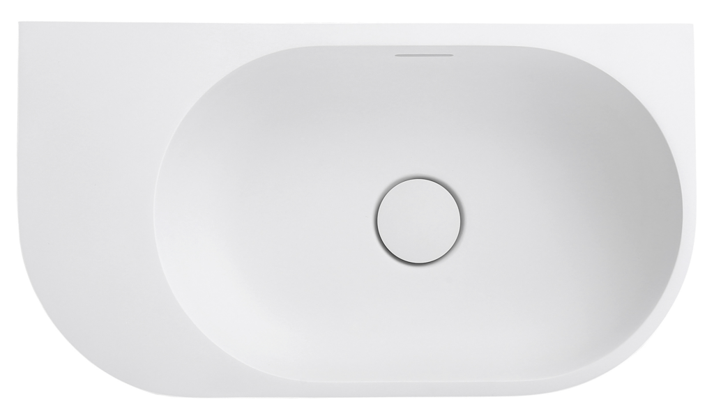 Bella Vista Elysia Basin 500 x 275 x 150mm (Left-Hand) Neige