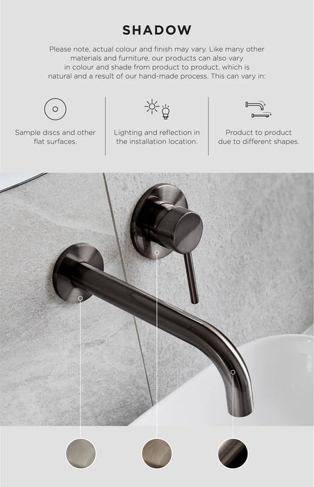Meir Round Kitchen Mixer Tap Curved, Shadow