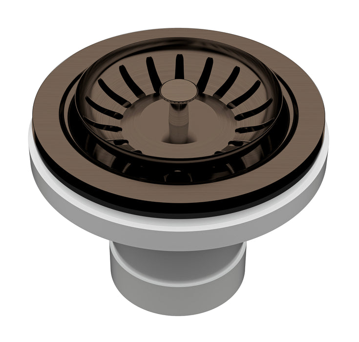 Phoenix 50mm Sink Basket Plug & Waste Brushed Bronze