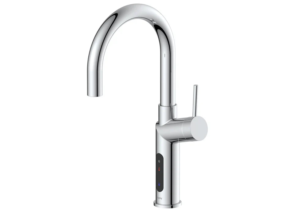 Peppy Taps Signature 4in1 Touch Control Boiling Chilled Kitchen Mixer - Chrome