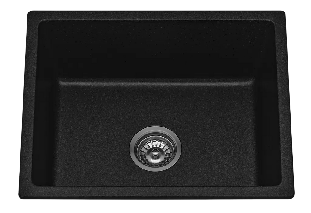 Bella Vista Fomos Sink - 550 x 450mm Black