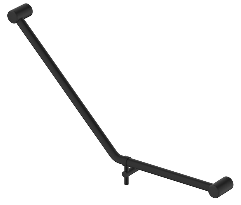 Mica Care AMB 450x650mm - 45 Degree Grab Rail - Black