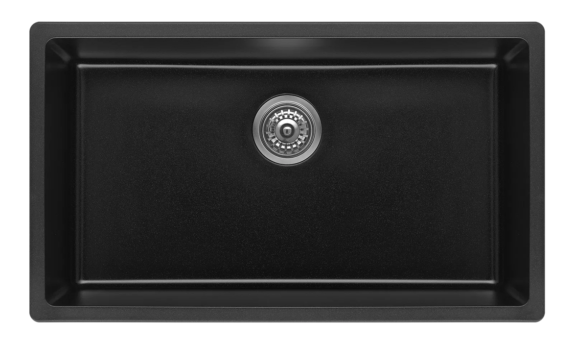 Bella Vista Fomos Sink 790 x 460mm - Single Bowl Black