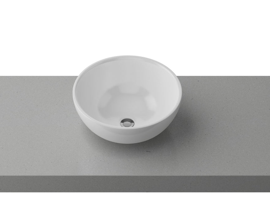 Rose Basin 320mm White Gloss
