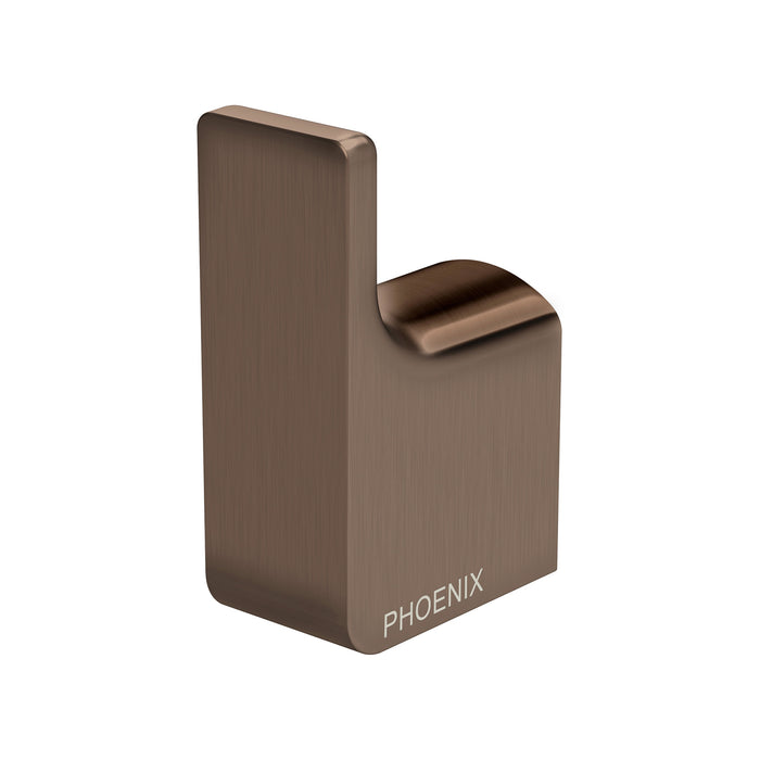 Phoenix Gloss Robe Hook - Brushed Bronze