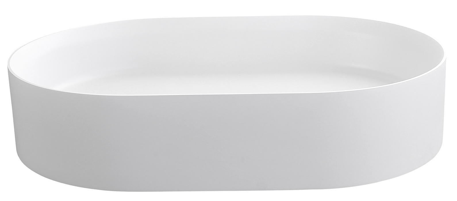 Bella Vista Idra Basin 580 x 380 x 120mm Matte White