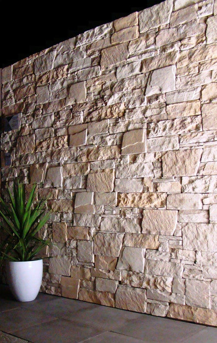 Veneer Stone Dry Stack Collection Travertine Corners [1 Linear Metre per Box]