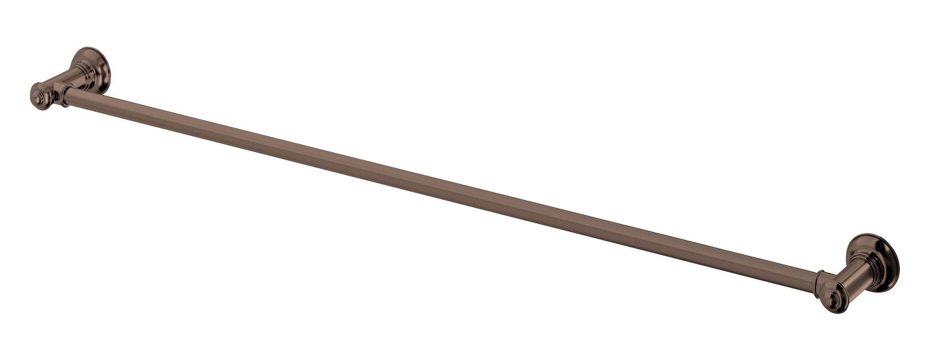 Phoenix Cromford Single Towel Rail 800mm Brushed Bronze