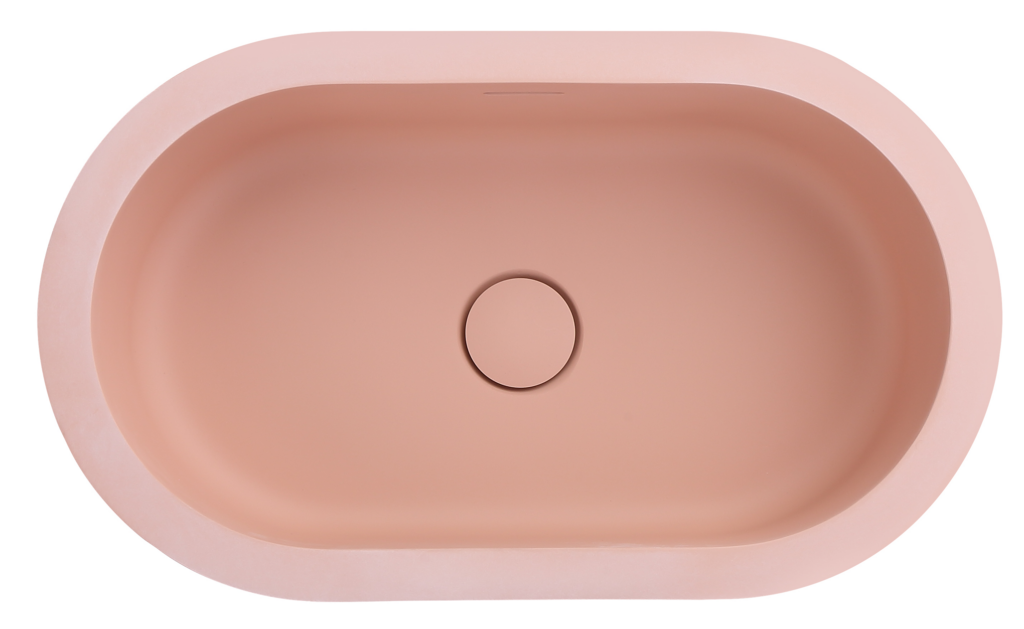 Bella Vista Doros Undermount Basin 530 x 320 x 168mm Rose
