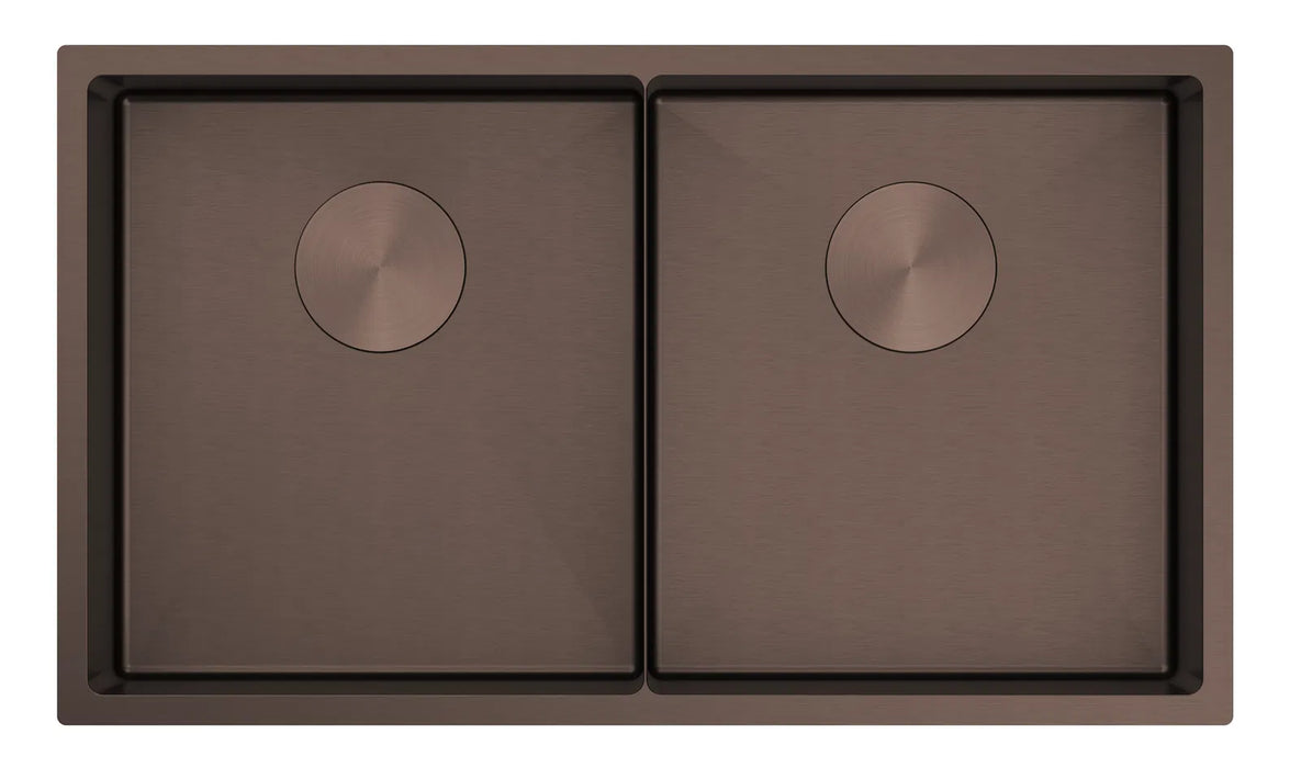 Bella Vista Luminare Sink 760 x 440mm - Double Bowl Dusk Bronze