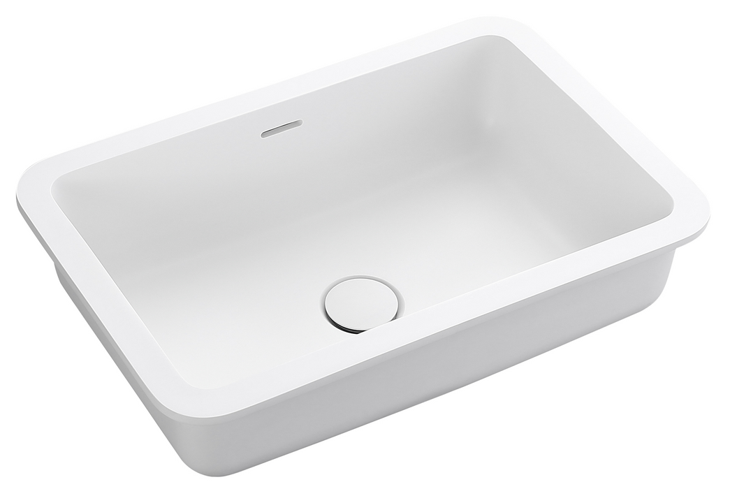 Bella Vista Thalios Undermount Basin 530 x 360 x 168mm Matte White