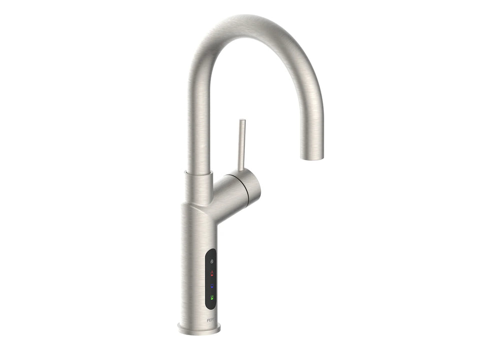 Peppy Taps Signature 5in1 Touch Control Boiling Chilled Soda Kitchen Mixer - Brushed Nickel